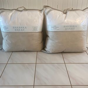 Set of 2 Euro Down Illusion Pillows